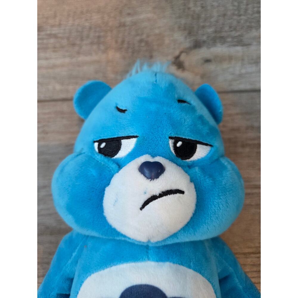Care Bears Grumpy Bear Plush 2020 Basic Fun Unlock The Magic Blue Stuffed Animal - Picture 3 of 5